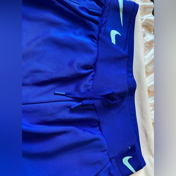 Nike Blue Athletic Sweatpants with Zippers on legs - Picture 2 of 6